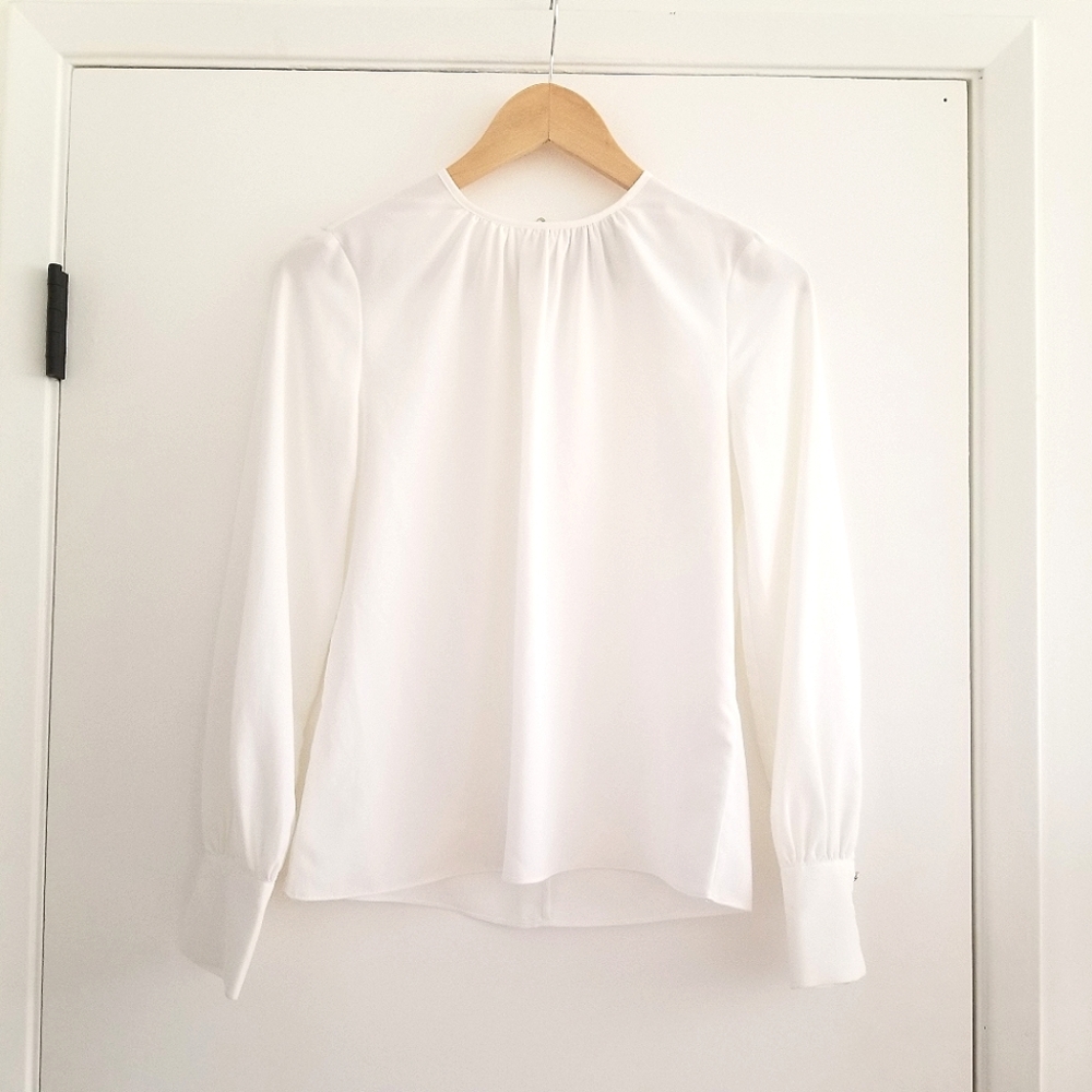 H&M XS white blouse top